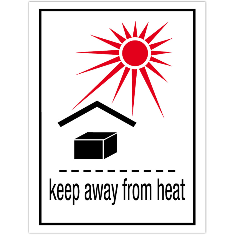 60 Keep Away from Heat 93998