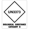 UN3373 BIOLOGICAL SUBSTANCE CATEGORY B - Roll X250, Handling Labels ...