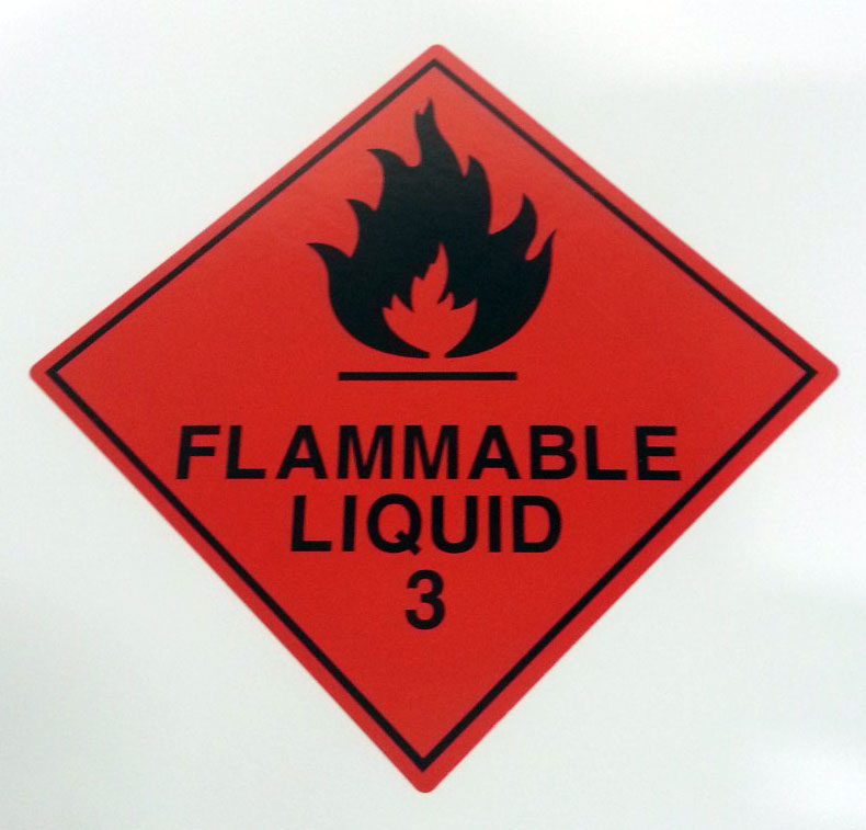 flammable liquid single 38119