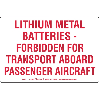lithium metal forbidden